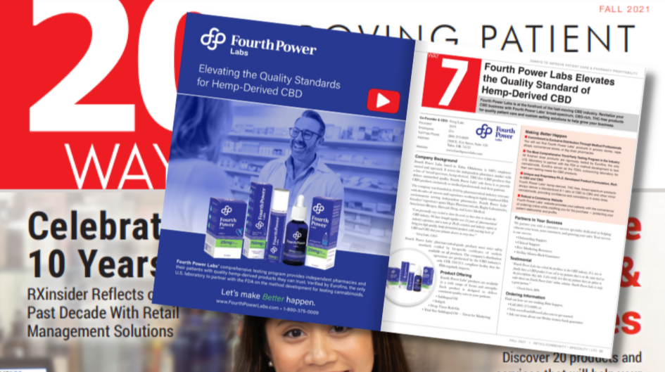 Fourth Power Labs Elevates the Quality Standard of Hemp-Derived CBD