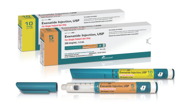 Amneal Launches GLP-1 Agonist Exenatide Injection 