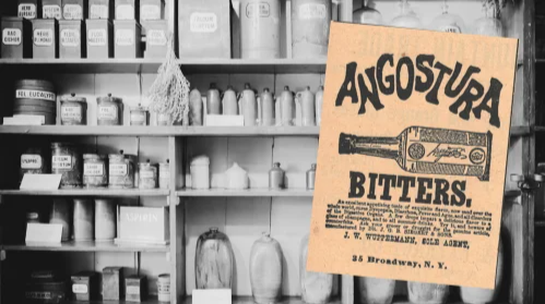 Angostura Bitters Vintage Pharmacy Ad