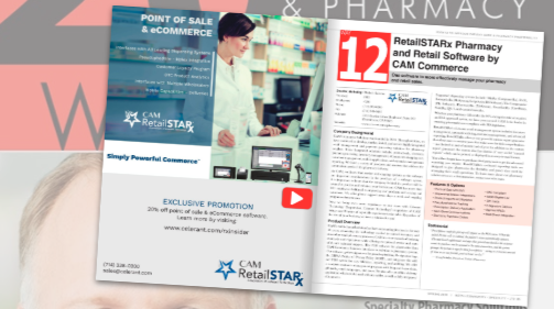 RetailSTARx Pharmacy and Retail Software by CAM Commerce