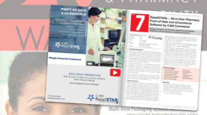 RetailSTARx – All-in-One Pharmacy Point of Sale and eCommerce Software by CAM Commerce