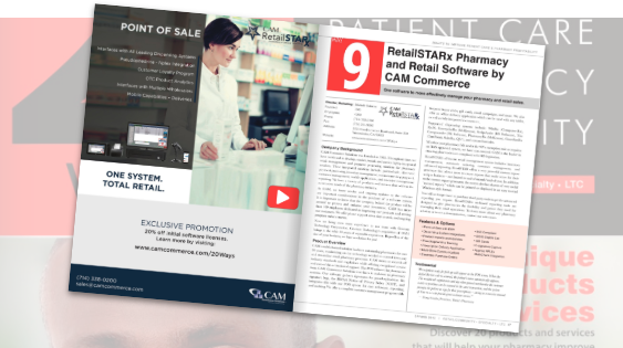 RetailSTARx Pharmacy and Retail Software by CAM Commerce