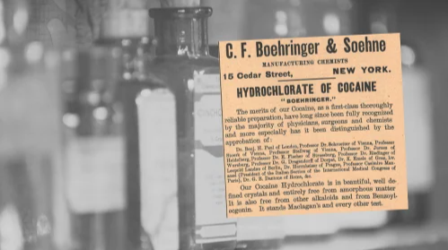 C.F. Boehringer & Soehne Hydrochlorate of Cocaine Vintage Ad