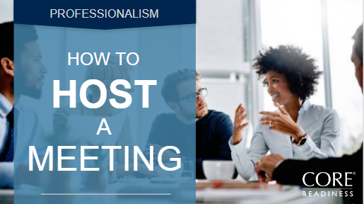 COREreadiness How to Host a Meeting