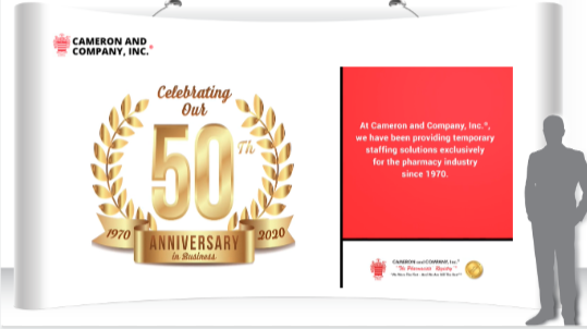 Visit the Cameron and Company Booth in the Virtual Pharmacy Job Expo