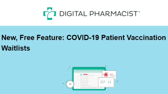 New, Free Feature: COVID-19 Patient Vaccination Waitlists