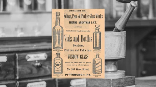 Eclipse, Penn & Parker Glass Works Ad