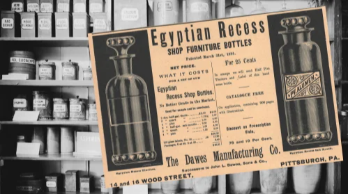 Egyptian Recess Vintage Ad