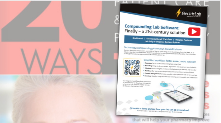 Compounding Lab Software: Finally – A 21st-century Solution