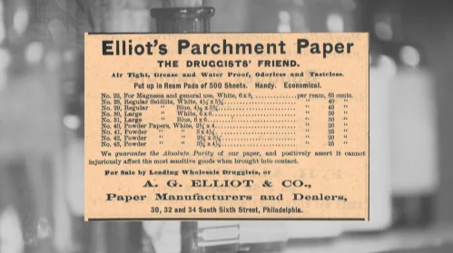Elliot's Parchment Paper Ad