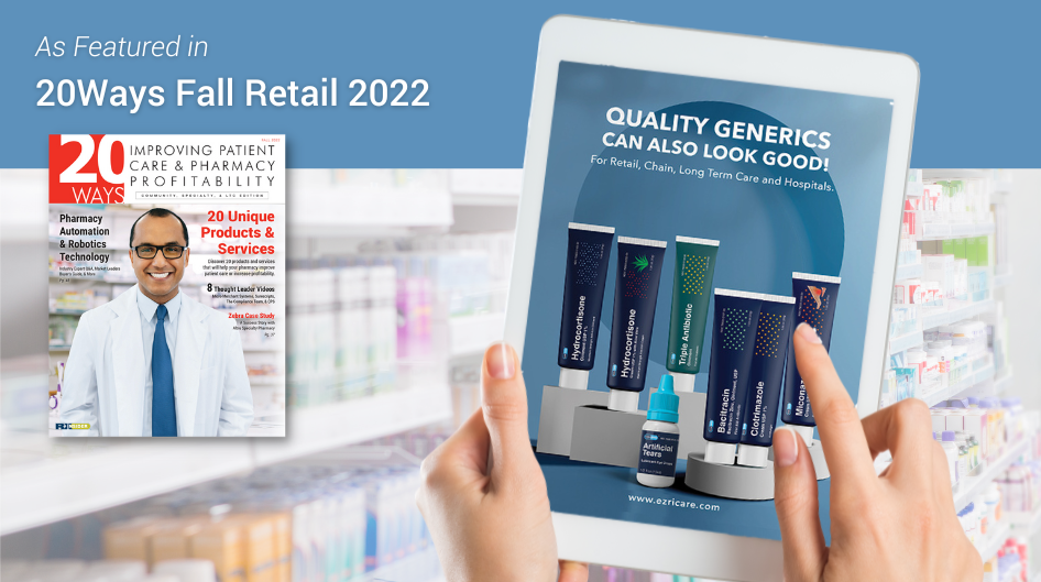 EzriCare … Quality Generics Can Also Look Good!