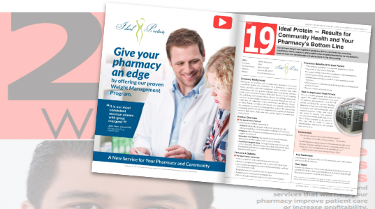 Ideal Protein – Results for Community Health and Your Pharmacy’s Bottom Line
