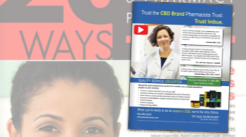 Trust the CBD Brand Pharmacists Trust. Trust Imbue.