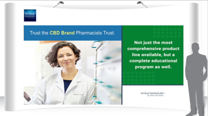 Visit the ImBue Botanicals “CBD Suppliers & Resources” Booth in the Virtual Pharmacy Trade Show