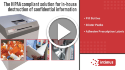 The HIPAA compliant solution for in-house destruction of confidential information [VIDEO]