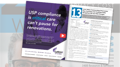 Letco Helps Compounding Pharmacies Stay Compliant and Profitable While Navigating USP and FDA Changes