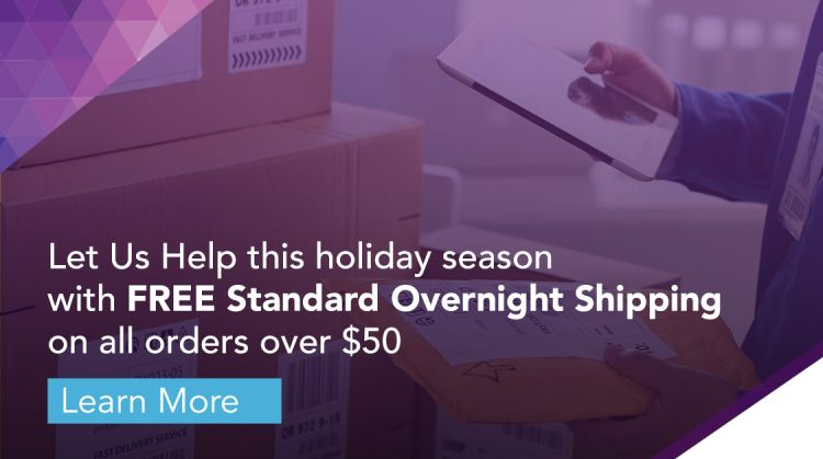 Letco Medical — Free Standard Overnight Shipping on orders over $50 now through the end of the year!