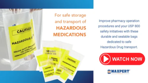 For Safe Storage and Transport of Hazardous Medications