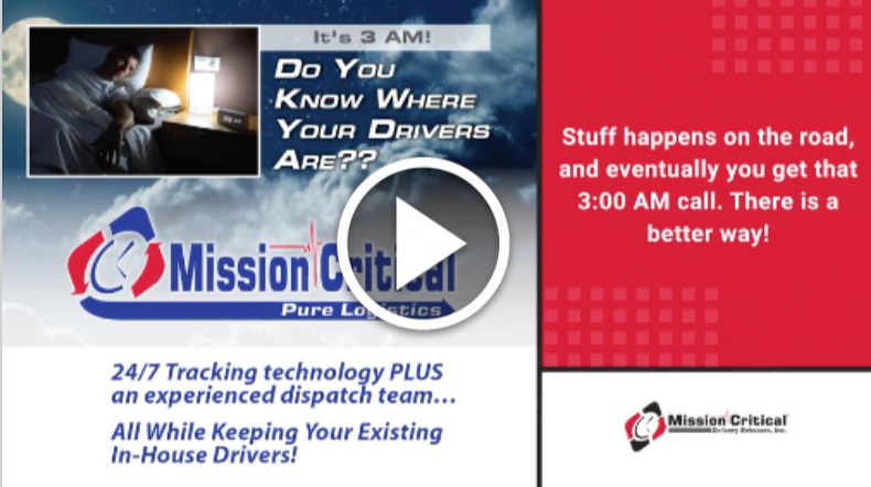 Do You Know where Your Drivers Are? [VIDEO]