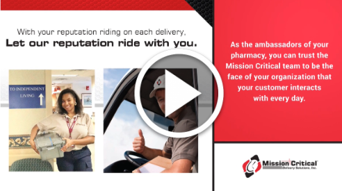 With Your Reputation Riding on Each Delivery, Let our Reputation Ride With You. – Mission Critical Delivery Services [VIDEO]