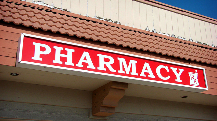 Pharmacy Storefront Sign