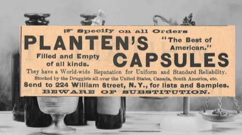 Planten's Capsules Vintage Ad
