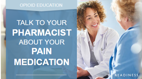 Talk to Your Pharmacist about Your Pain Medication