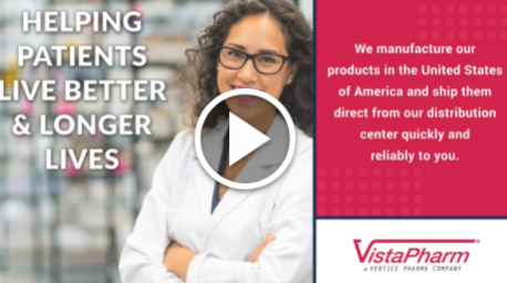 VistaPharm is the Leading Liquid Unit Dose Supplier in the United States [VIDEO]