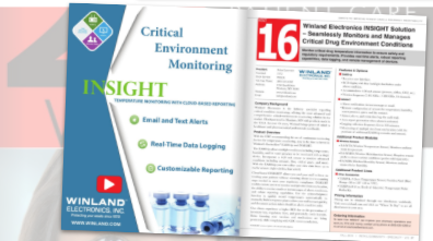 Winland Electronics INSIGHT Solution – Seamlessly Monitors and Manages Critical Drug Environment Conditions