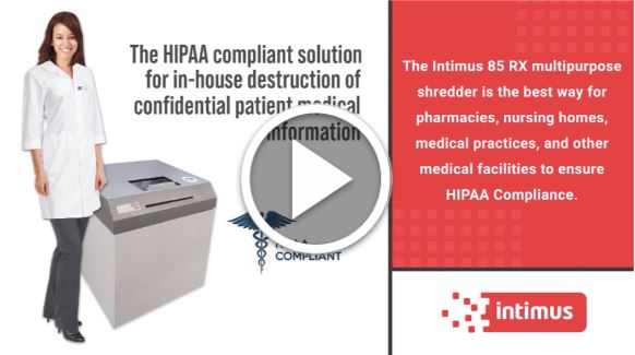 The HIPAA Compliant Solution for In-House Destruction of Confidential Patient Medical Information [VIDEO]