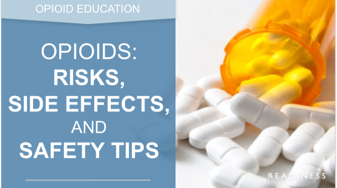 opioid risk, side effects readiness