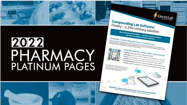 Compounding Lab Software: Finally – a 21st-century solution — ElectricLab