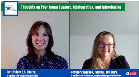 Thoughts on Peer Group Support, Reintegration, and Interviewing | Drug Diversion Insights with Terri Vidals